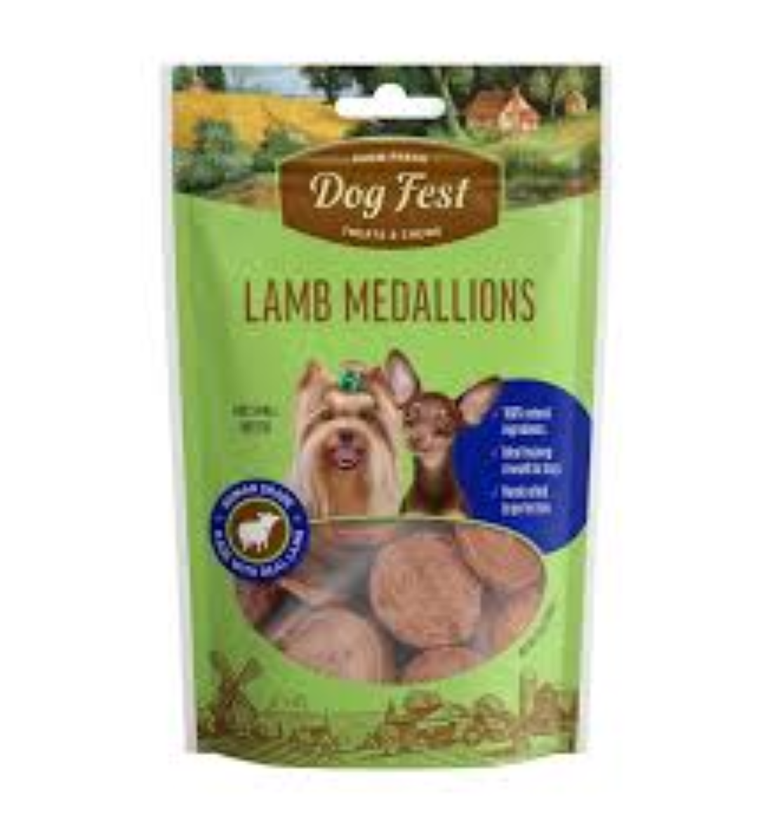 DOG FEST LAMB MEDALLIONS FOR SMALL 